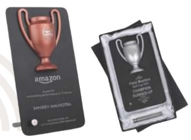 Customized Trophy for Awards, Events and Recognition Programs, Premium Presentation Gift Item for Corporate Functions, Schools and Celebratory Achievements